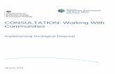 CONSULTATION: Working With Communities - WordPress.com · 2018-03-31 · This consultation extends to England and Northern Ireland only. The Welsh Government is consulting in parallel