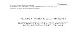 PLANT AND EQUIPMENT INFRASTRUCTURE ASSET MANAGEMENT Plant and Equipment Infrastructure Asset Management