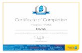 Certificate of Completion - Rosetta Stone€¦ · Certificate of Completion This is to certify that has successfully completed coursework in Rosetta Stone ® Advanced English for