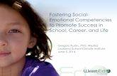 Fostering Social- Emotional Competencies to Promote ... · Fostering Social-Emotional Competencies to Promote Success in School, Career, ... •Math and ELA standards contain communication