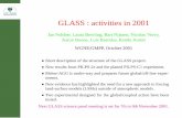 GLASS : activities in 2001hydro.iis.u-tokyo.ac.jp/GLASS/Doc/2002/GLASS_oct01.pdf · 2002-03-10 · GLASS : activities in 2001 Jan Polcher, Laura Bowling, Bart Nijssen, Nicolas Viovy,