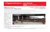 Myanmar: GLIDE TC-2008-000057-MMR Cyclone Nargis 13 May … · Myanmar: Cyclone Nargis Emergency appeal n MDRMM002 GLIDE n TC-2008-000057-MMR Operations update n 7 13 May 2008 Period