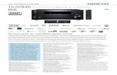 2019 NEW PRODUCT RELEASE TX-RZ840 9.2-Channel Network … · 2020-07-19 · 2019 NEW PRODUCT RELEASE TX-RZ840 9.2-Channel Network A/V Receiver Immense power for unparalleled speaker