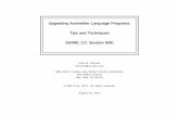 Upgrading Assembler Language Programs: Tips and ......DC CL10'Time &SysTime' +10=102 STM 14,12,12(13) All that, just to get here − Problem: if any change is made, someone has to