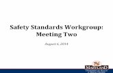 Safety Standards Workgroup: Meeting Two...2014/08/06  · Meeting Overview •Summary of Meeting One •NIOSH Presentation •Provider's and ASCO Perspective on Barriers to Implementing