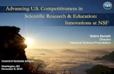 Advancing US Competitiveness in Scientific Research and ...Subra Suresh Subject: Advancing US Competitiveness in Scientific Research and Educaiton: Innovations at NSF Keywords: 2012,