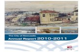 The City of Newcastle Annual Report 2010-2011...Projects nearing completion include the Wallsend to Glendale shared pathway, the Wallsend Park skate facility and the Newcomen Street