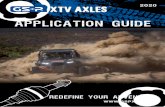 Application Guide · Advantage. ABOUT GSPXTV HIGH QUALITY CV AXLES MADE TO OE SPECS. 3 We don’t like rules, so we started a Revolution. Introducing GSP XTV’s Revolution Axle.