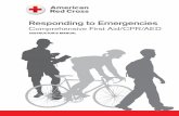 Responding to Emergencies - American Red Cross...Comprehensive First Aid/CPR/AED Responding to Emergencies Comprehensive First Aid/CPR/AED instructor’s MAnuAL Responding to Emergencies