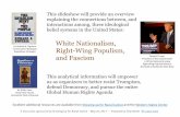 White Nationalism, Right-Wing Populism, and Fascism Donald ...€¦ · 16/05/2017  · A discussion sponsored by Showing Up for Racial Justice –May 16, 2017 –Prepared by Chip