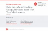 2017 0314.3 Data-Driven Sales Coachingsalesmanagement.org/web/uploads/pdf...Limited training for managers in coaching ... 2017 0314.3 Data-Driven Sales Coaching Created Date: 3/16/2017