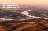 LEWISTON DOWNTOWN MASTER PLANbeautifuldowntownlewiston.com/wp-content/uploads/2019/08/Lewist… · Lewiston’s Downtown Master Plan emerged over four phases: goals, research and