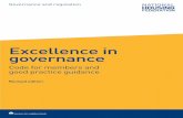 Excellence in · Excellence in governance forms part of the Federation’s series of codes for members. The others are Excellence in service delivery and accountability and Excellence