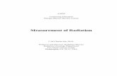 Measurement of Radiation - American Association of ... · 2 da dN Definition Ionization Ionization is a process in which one or more electrons are liberated from a parent atom or