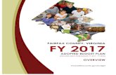 FAIRFAX COUNTY, VIRGINIA FY 2017 · County Executive’s presentation of the FY 2017 Advertised Budget Plan. March 1, 2016 Board authorization for publishing FY 2017 tax and budget