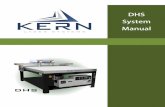 DHS System Manual - Kern Laser Systems, CO2 & Fiber Laser ... · • Laser cutting and engraving are extremely high temperature burning processes. Many materials may emit harmful