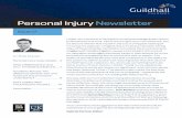 Personal Injury Newsletter - Guildhall Chambers€¦ · Personal Injury Newsletter Issue 17 In this issue Personal Injury Case Update .... 2 What a Relief! Denton and Ors v TH White