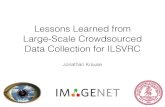 Lessons Learned from Large Scale Crowdsourced Data ...image-net.org/tutorials/cvpr2015/crowdsourcing_slides.pdf · Classiﬁcation Overview • 1.4M images • 1,000 classes Pelican