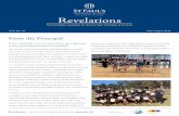Revelations - stpauls.nsw.edu.au€¦ · These surely are terrific life lessons for our young people to learn. ... The camp was a great success, according to the students and accompanying