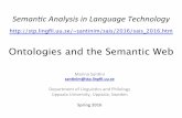 Ontologies and the Semantic Web - Marina Santinisantini.se/teaching/sais/2016/11_Lect_SemanticWebOntologies.pdf · Web&1.0 • Web&1.0&is&a retronym&referring&to&an&early&stage&of&the&