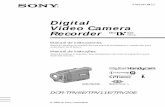 Digital Video Camera Recorder - docs.sony.com · Reproducción de imágenes en un bucle continuo – SLIDE SHOW ..... 162 Prevención contra borrados accidentales – Protección