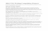 2014 CWA Writing Competition Winners - Cat Writers ...catwriters.com/wp_meow/wp-content/uploads/2015/01/2014...2014 CWA Writing Competition Winners Cat Writers’ Association is proud