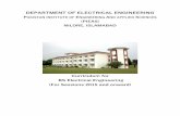 DEPARTMENT OF ELECTRICAL ENGINEERING - PIEASdee.pieas.edu.pk/assets/be-curriculum-2015---onward---courses.pdf · (PIEAS) NILORE, ISLAMABAD Curriculum for BS Electrical Engineering