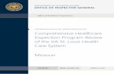 Comprehensive Healthcare Inspection Program Review of the ...of the VA St. Louis Health Care System Missouri Office of Healthcare Inspections CHIP REPORT REPORT #18-00612-260 AUGUST
