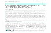 A prospective, randomized comparison of the LMA-protector™ … · 2019-07-04 · LMA-Protector™ reported that the LMA-Protector™ pro-vides a high pharyngeal seal [8]. However,