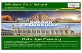 OXFORD CAMBRIDGEfluencycontent2-schoolwebsite.netdna-ssl.com/FileCluster/WindsorGi… · 20/09/2019  · Oxbridge Evening On Monday, 23 September, we will be hosting the Windsor Learning