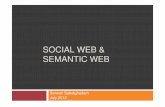SerwahSabetghadam Social Web and Semantic Webpolleres/teaching/... · The role of semantic web Main role of Semantic Web (SW) Create value from data There are few ways to go beyond