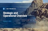 Strategic and Operational Overview · finance companies and other captive automotive finance subsidiaries; changes in the automotive industry that result in a change in demand for