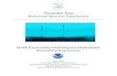 Thunder Bay National Marine Sanctuary€¦ · 2 Acknowledgements This document was prepared by several staff members of NOAA⇑s Thunder Bay National Marine Sanctuary, including Superintendent