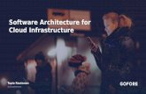 Software Architecture for Cloud Infrastructure · Event Sourcing pattern Append only store of events that describe actions for data – simplifies tasks in complex domains by avoiding