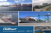 2017 - Port of Halifax · 2017 SUSTAINABILITY REPORT | 3 Karen Oldfield President & CEO Our inaugural sustainability report is an achievement not only for the Port of Halifax, but