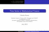 Time Series in Mathematical Financescala.uc3m.es/essim2013/pdf/first_part_apresentacaoCN2.pdfExample: data from TUI TUI AG is a German multinational travel and tourism company, dedicated