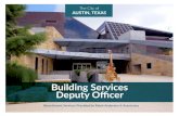Building Services Deputy Officer - Austin, Texas...custodial, carpentry, plumbing, HVAC, electrical, security, locksmith, property management, safety, project management, and mail