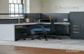 Choices - Trendway›Dress it up or keep it simple ... more sustainable workspaces with a pre-selected array of products and materials that create less waste in manufacturing — all