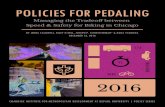 PoliciesForPedaling-120816 - DePaul University, Chicago · Chicago, 13,150 traffic-related tickets were issued to cyclists from 2006 and 2015. The vast majority of these were for