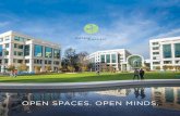 OPEN SPACES. OPEN MINDS. - LoopNet · 2019-07-08 · OPEN SPACES. OPEN MINDS. Collaborate in a wired lobby. Convene a quick meeting in a breakout area. Brainstorm at a communal table.