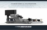 CONVEYORS & FILTRATION€¦ · Conveyors move chips from multiple machining centers onto one integrated conveyor for easy and efficient chip removal. BELL 10. When your conveyor needs