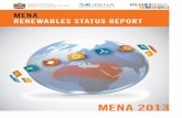 MINISTRY OF FOREIGN AFFAIRS MENA RENEwAblEs stAtus REpoRt · The MENA Status Report was compiled in collaboration with the following partner organisations: Bloomberg New Energy Finance