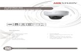 DS 2CD2785G1 IZ(S) 8 MP IR Varifocal Dome Network Camera€¦ · API ONVIF (PROFILE S, PROFILE G), ISAPI Simultaneous Live View Up to 6channels User/Host Up to 32 users 3 levels: