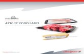 4210 EP FOOD LabEL · The 4210 EP Food Label works with all Checkpoint EAS security systems. 4210 EP FOOD LabEL Ensures fresh and frozen product security and customer safety*