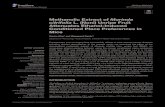 Methanolic Extract of Morinda citrifolia L. (noni) Unripe ... · 2014). The details of the phytochemical proﬁling of the methanolic extract of M. citrifolia (MMC) unripe fruit has