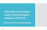 Miami Beach Convention Center Phased Recovery Initiatives ... · State of FL Dept. Emergency Management, US Army Corps of Engineers, Miami Dade County & City of Miami Beach officials