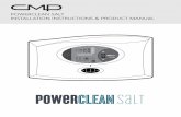 POWERCLEAN SALT INSTALLATION INSTRUCTIONS & PRODUCT …€¦ · CAUTION: Failure to follow proper below grade installation procedures may lead to damage to pool equipment. C. INSTALLATION