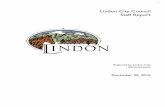 Lindon City Council Staff Report · Lindon City Council December 6, 2016 Page 1 of 18 2 The Lindon City Council held a regularly scheduled meeting on Tuesday, December 6, 2016, beginning