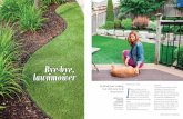 Bye-bye, lawnmower I€¦ · One company promoting artificial grass is Landscape Effects Group, the southwestern Ontario distributor of Synlawn. Account manager Jay Lutsch says the
