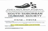 Chili's Give Back Program Bring this voucher when you visit (Dine …files.ctctcdn.com/564519e8001/53952cd1-6933-49d5-a217-b... · 2015-08-09 · 7/1/14 - 7/31/14 Event/Exp. Date